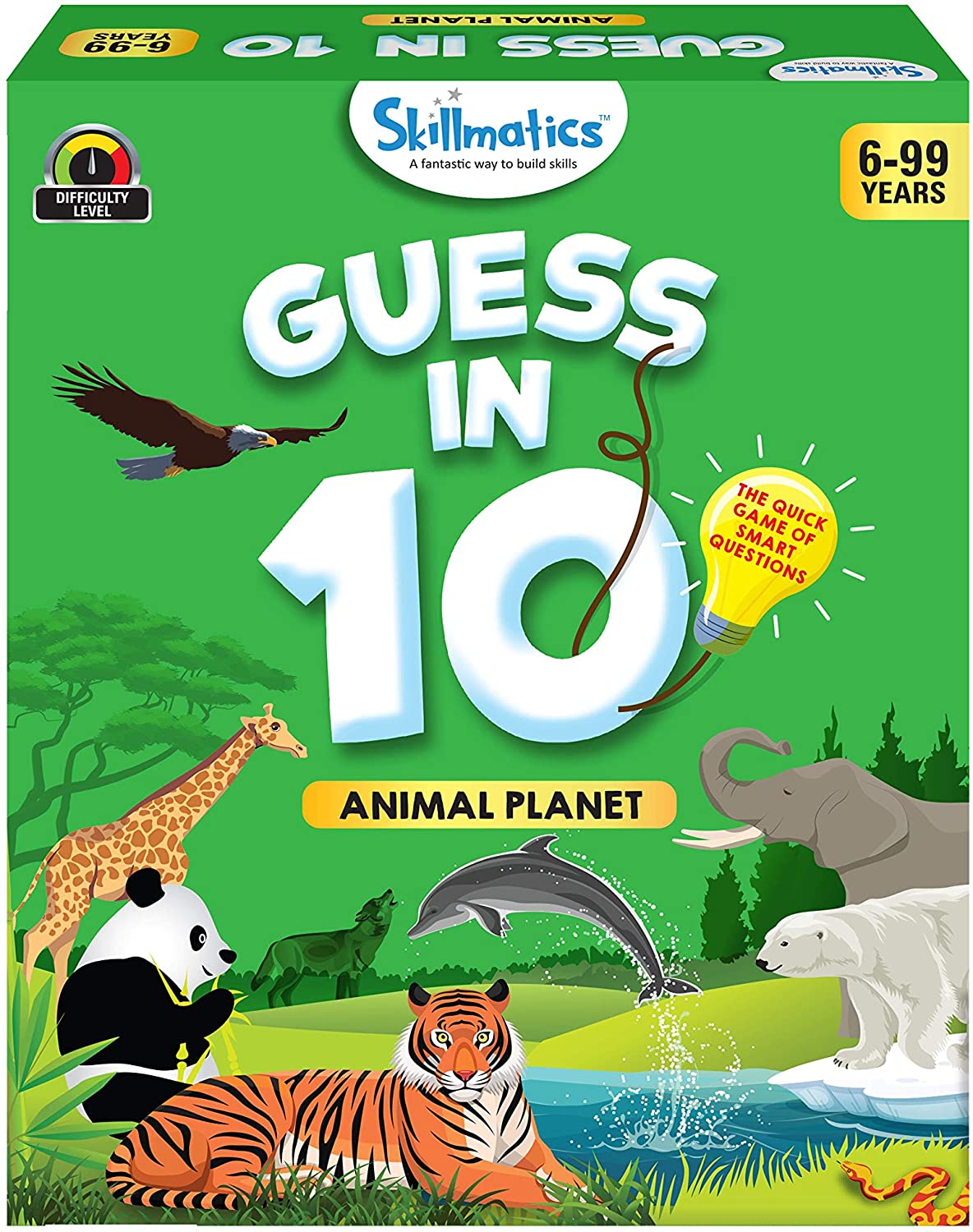 Skillmatics Educational Game : Guess in 10 (Ages 6-99 Years) Animal Planet Skillmatics Educational Game : Guess in 10 (Ages 6-99 Years) Animal Planet